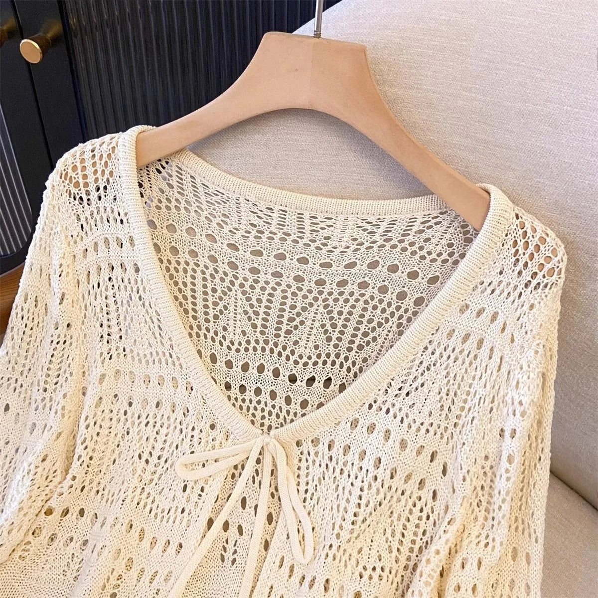 Cardiganko Crochet Lace Cardigan – Breezy Sun-Kissed Cover-Up