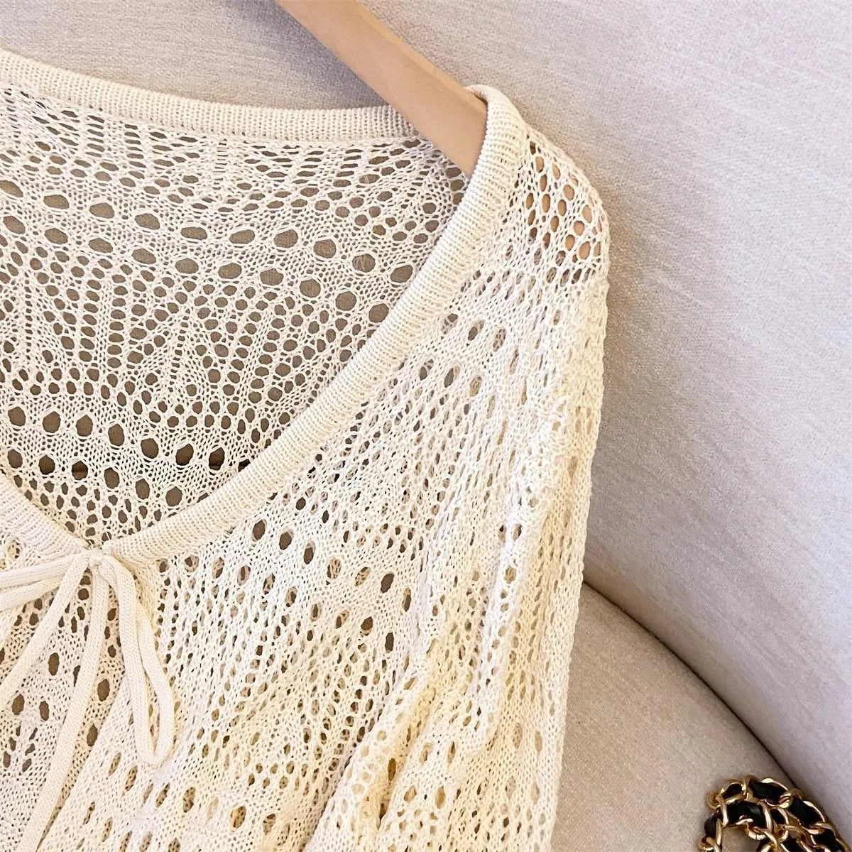 Cardiganko Crochet Lace Cardigan – Breezy Sun-Kissed Cover-Up