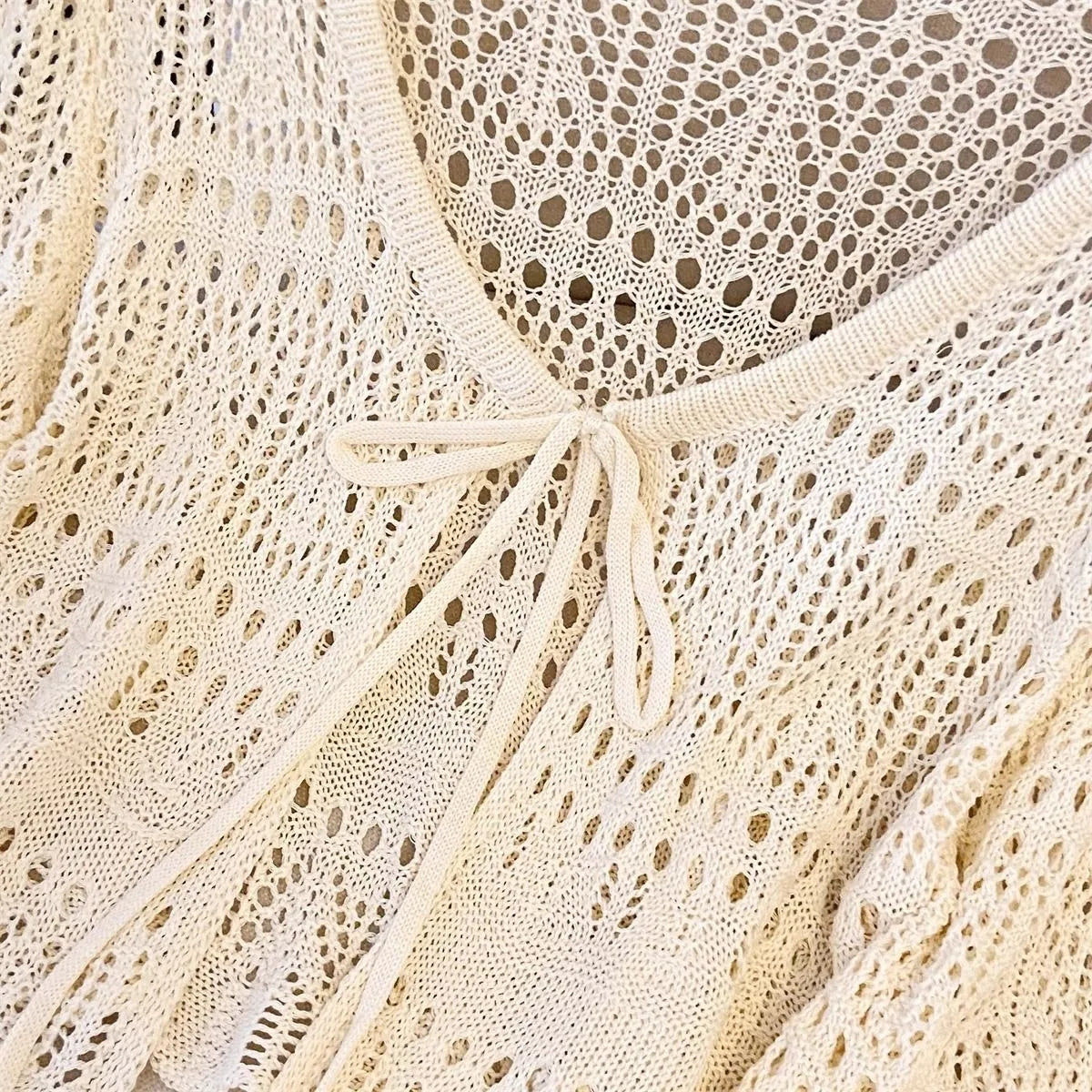 Cardiganko Crochet Lace Cardigan – Breezy Sun-Kissed Cover-Up