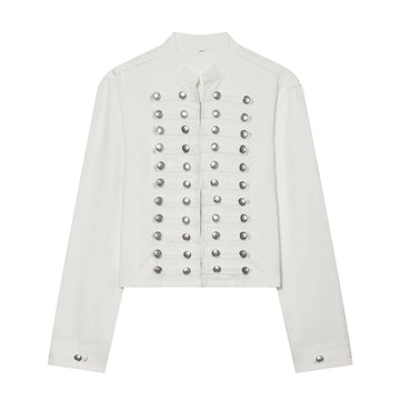 Cardiganko Cropped Denim Jacket – Vintage Street Cool