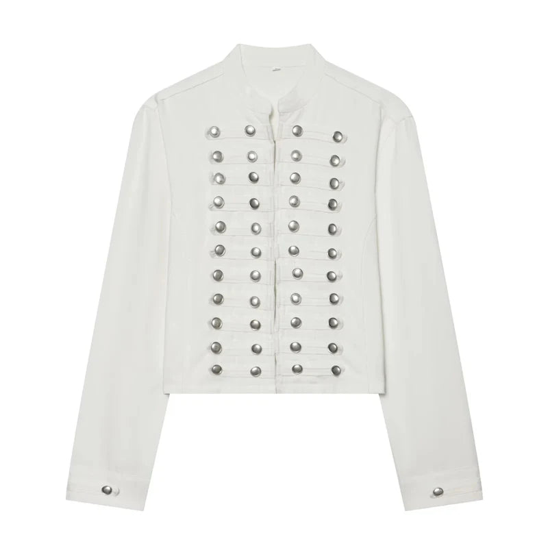 Cardiganko Cropped Denim Jacket – Vintage Street Cool